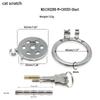 Stainless Steel CB Purity Device: Cat Paw Chastity Lock with Tube for Men