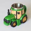 Funny Truck Coffee Cup Mug Handcrafted Durable Semi-trailer Shaped Ceramic Decorations for Men Women Truck Driver Gifts