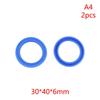 2Pcs PU Hydraulic Oil Seals with Single Lip Radial Shaft for Equipment Repair