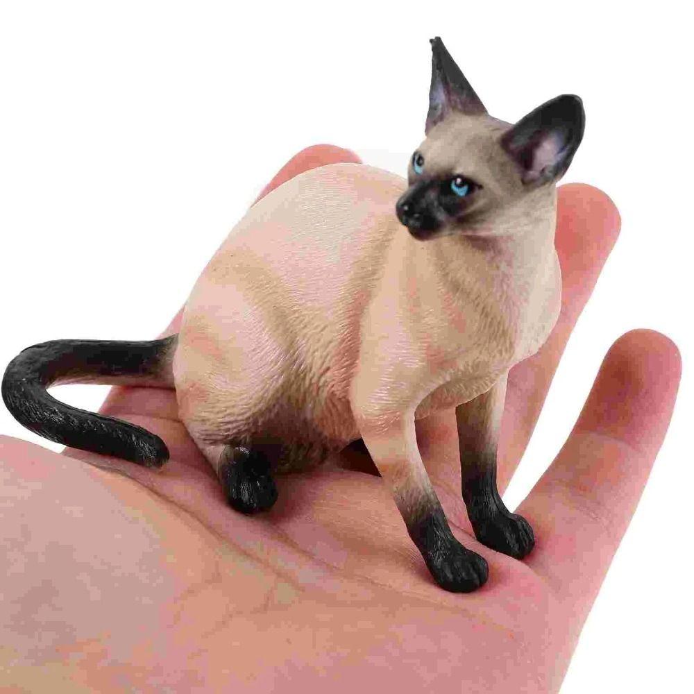 Cute Pet Cat Figures PVC Kids Toy Party Decoration Cat Animal Model Gift