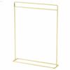 Einfacher Metallkleiderbügel für BJD-Puppen Stilvolles Mode-Spielzeug-Accessoire Kleine Größe Gold Schwarz Silber Roségold Weiß