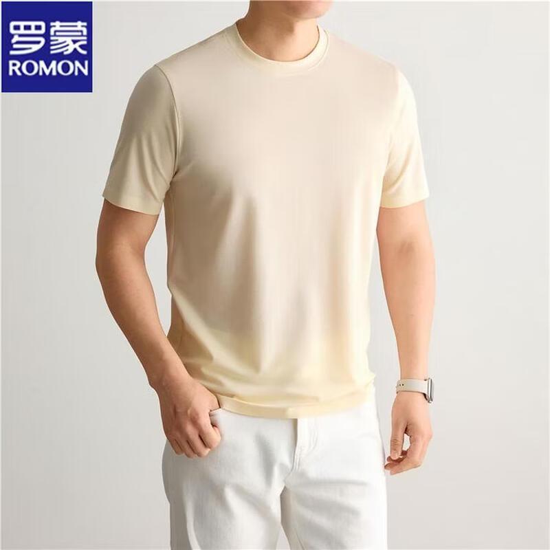 

ROMON Men s Lyocell Blend Short Sleeve T-Shirt M