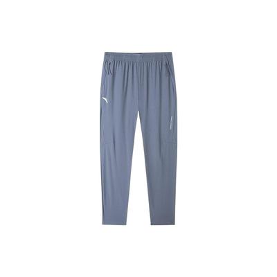 Solid Color Breathable Sports Pants Men Bottoms Navy-Blue Gray 952227755-2