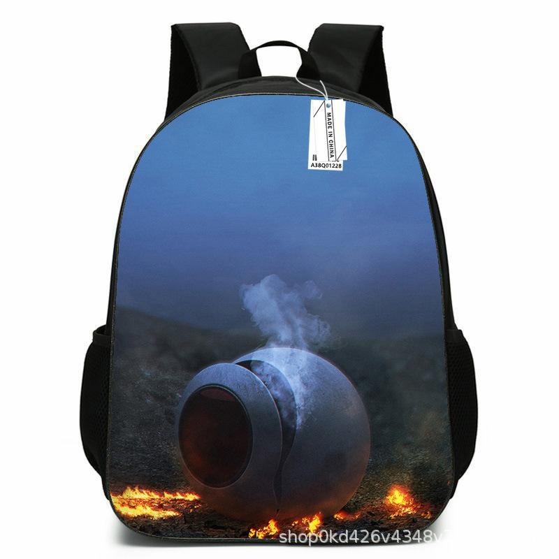 Dragon Ball Animation Cartoon School Bag Elementary and Secondary School Backpack Backpack Large Capacity Wukong Backpack