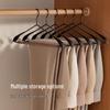 Leopard Print Light Luxury Beech Wood & Iron Anti-Slip Hangers