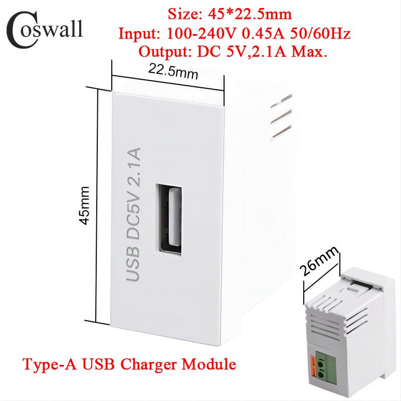 Glass Panel Wall EU Israel Italy Socket + WIFI Tuya Smart Switch + TV Internet Jack Type-C USB Charger Connector DIY Module