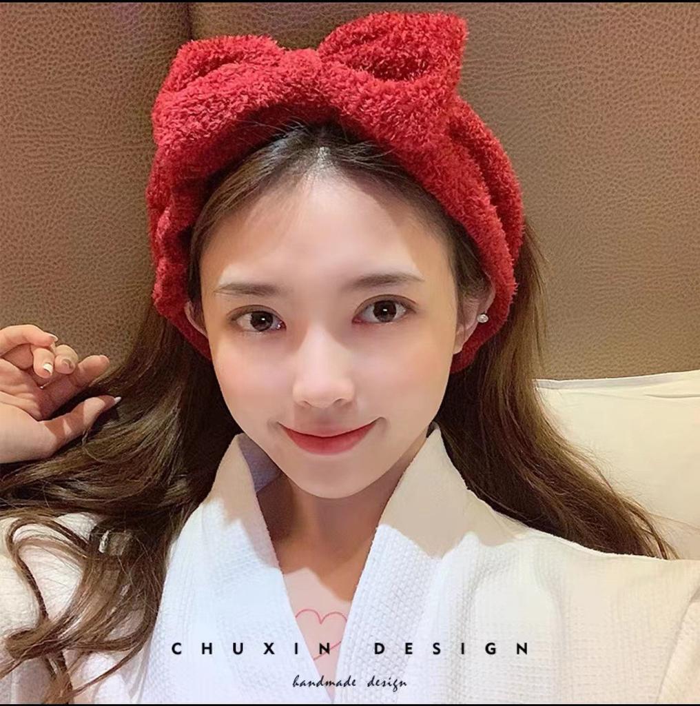 Plush Headband Sweet Face Wash Makeup Three-dimensional Plush Headband