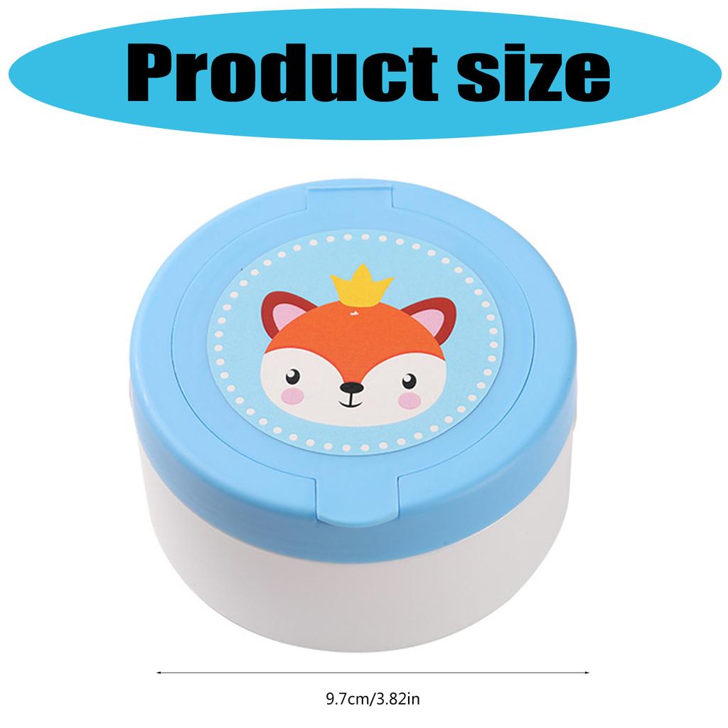Infant Powder Puff Container Toddler Powder Puff Holder Gentle Care Easy To Carry for Sensitive Skin for Bath Time