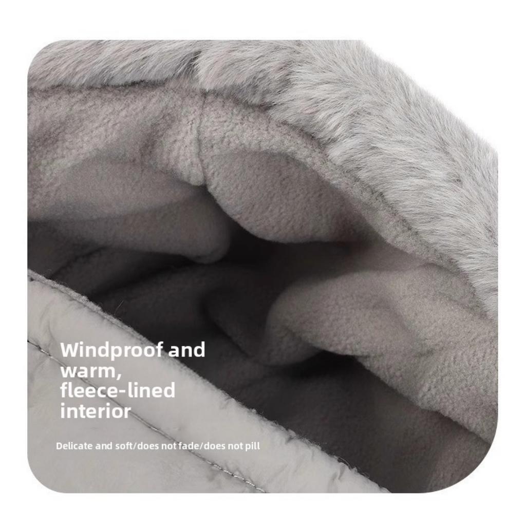 Kapelusz Lei Feng dla mężczyzn i kobiet, Zimowy na zewnątrz do jazdy na rowerze, Rower elektryczny, Zimno- i wiatroodporny, Bawełniany kapelusz, Północno-wschodni z grubym aksamitem kominiarka narciarska