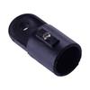 Black Nylon Marine Boat Nylon Eye End Jaw Slide Deck Hinge Fittings Set Fit For 1" 3 Bow Bimini Top