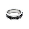 Personalized Men'S Rotatable Chain Titanium Steel Ring Niche Decompression Open Bottle Beer Ring