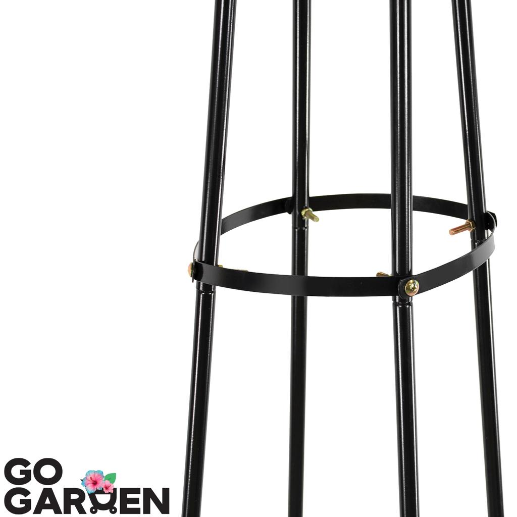 Garden pergola metal tower rose flowers metal garden