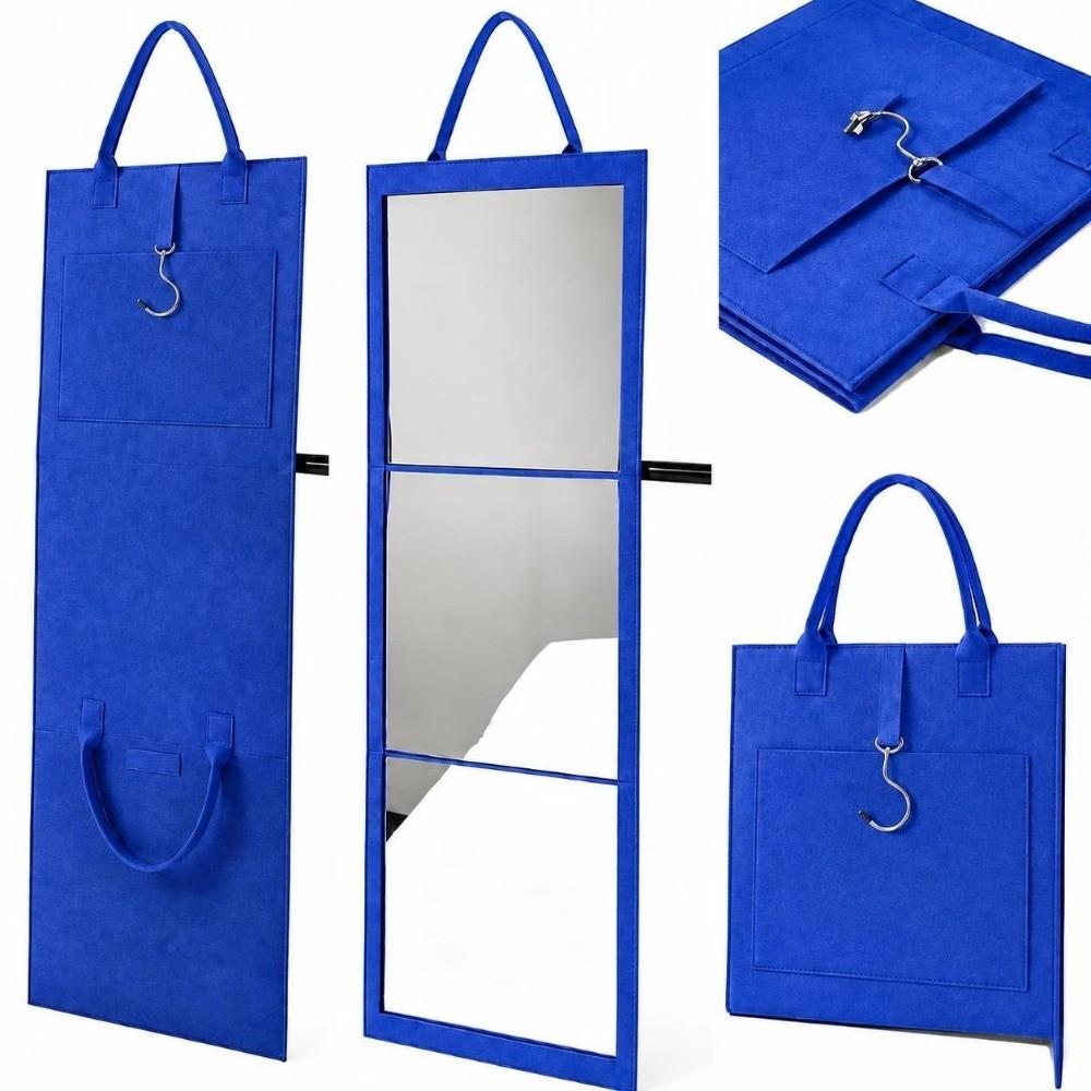 Foldable Travel Mirror Shatterproof Makeup Mirror Makeup Mirror Full Body Mirror Dormitory