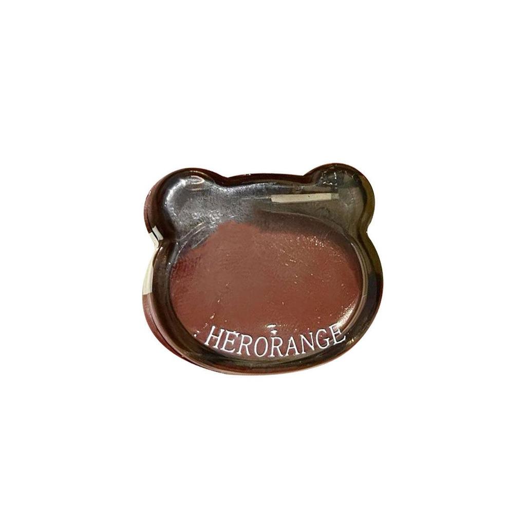 HERORANGE Warmer Glanz Multi-Use Lippen- und Wangenbalsam - Nude, Langanhaltend, Mini Tragbar, Taufrischer Rouge