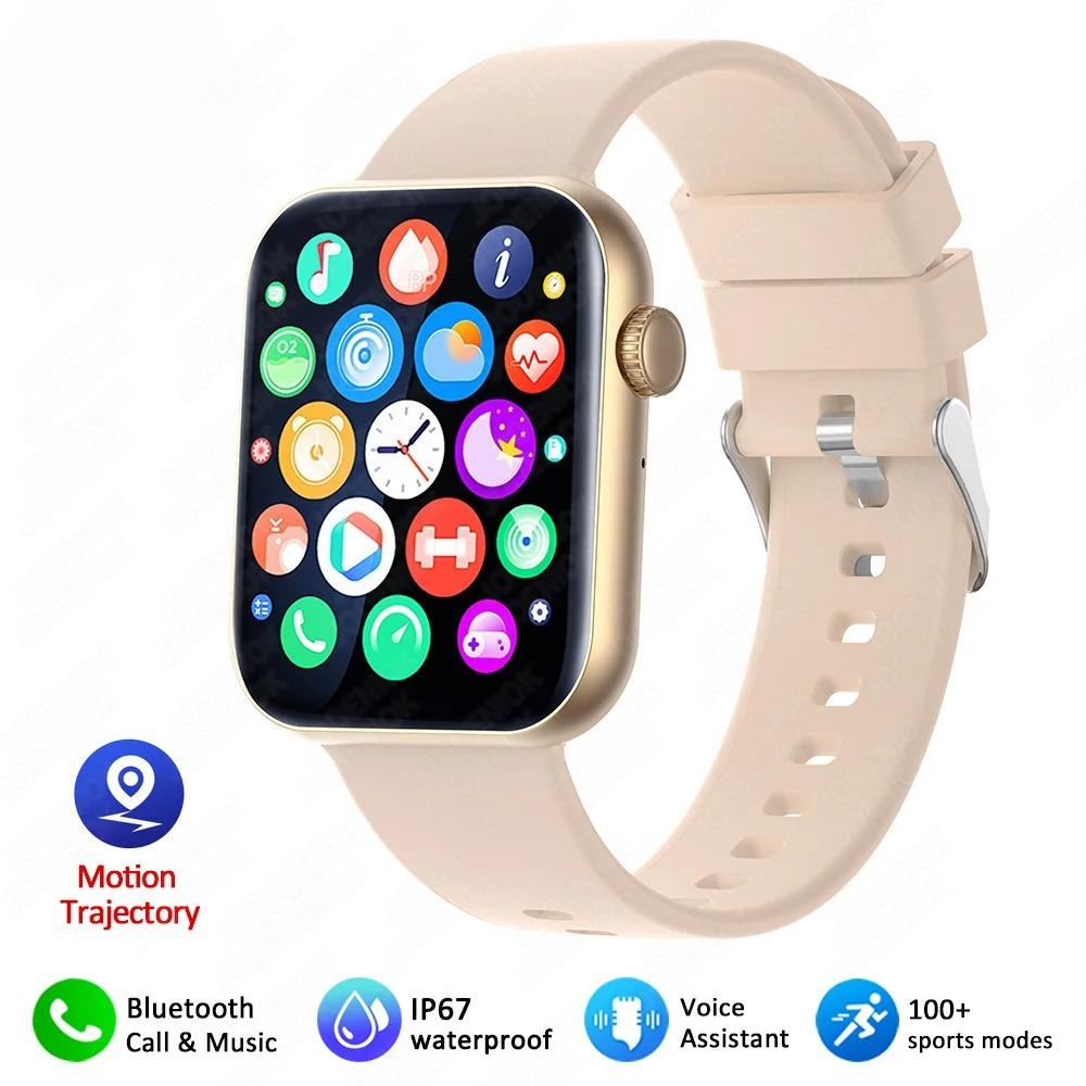 Smart Watch Full Touch Screen Bluetooth Call AI Voice Heart Rate Waterproof Watches Sports Bracelet Smartwatch Women  New