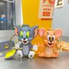 Cat and Mouse Set Popular Charms Keys House Car Bag Charm Backpack Decoration Super Cute Keychain Cell Phone Strap Hanging Ornament [Chaojibao]