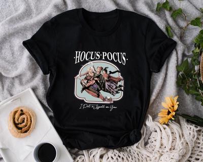 T-shirt Vintage Rétro Sanderson Sisters Hocus Pocus Film Halloween Sorcières Cadeaux