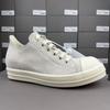 Herren Dark Vollnarbenleder Low-Top Skate-Schuhe - Unisex Klassisch & Trendig