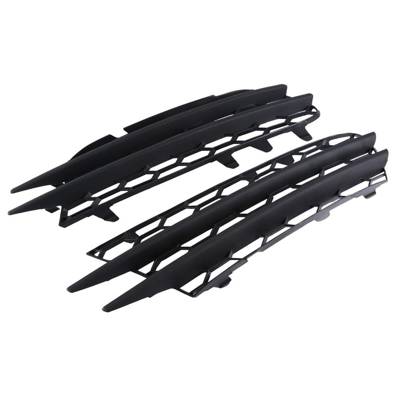 Fog Lamp Honeycomb Cover Car Front Bumper Fog Light Mesh Grille For VW Scirocco 2008-2014 1K8853665 1K8853666