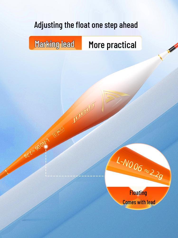 Xiao Feng Xian Triangle Tail Fishing Float: Eye-catching Thickened Tail for Wild Fishing, Ideal for Crucian Carp.