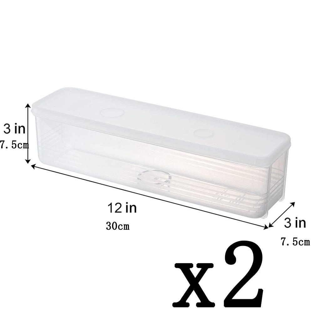 

Pasta Storage Containers with Lid, Airtight Spaghetti Noodle Holder Rectangular Chopstick Storage Box Sealed Noodle Canisters