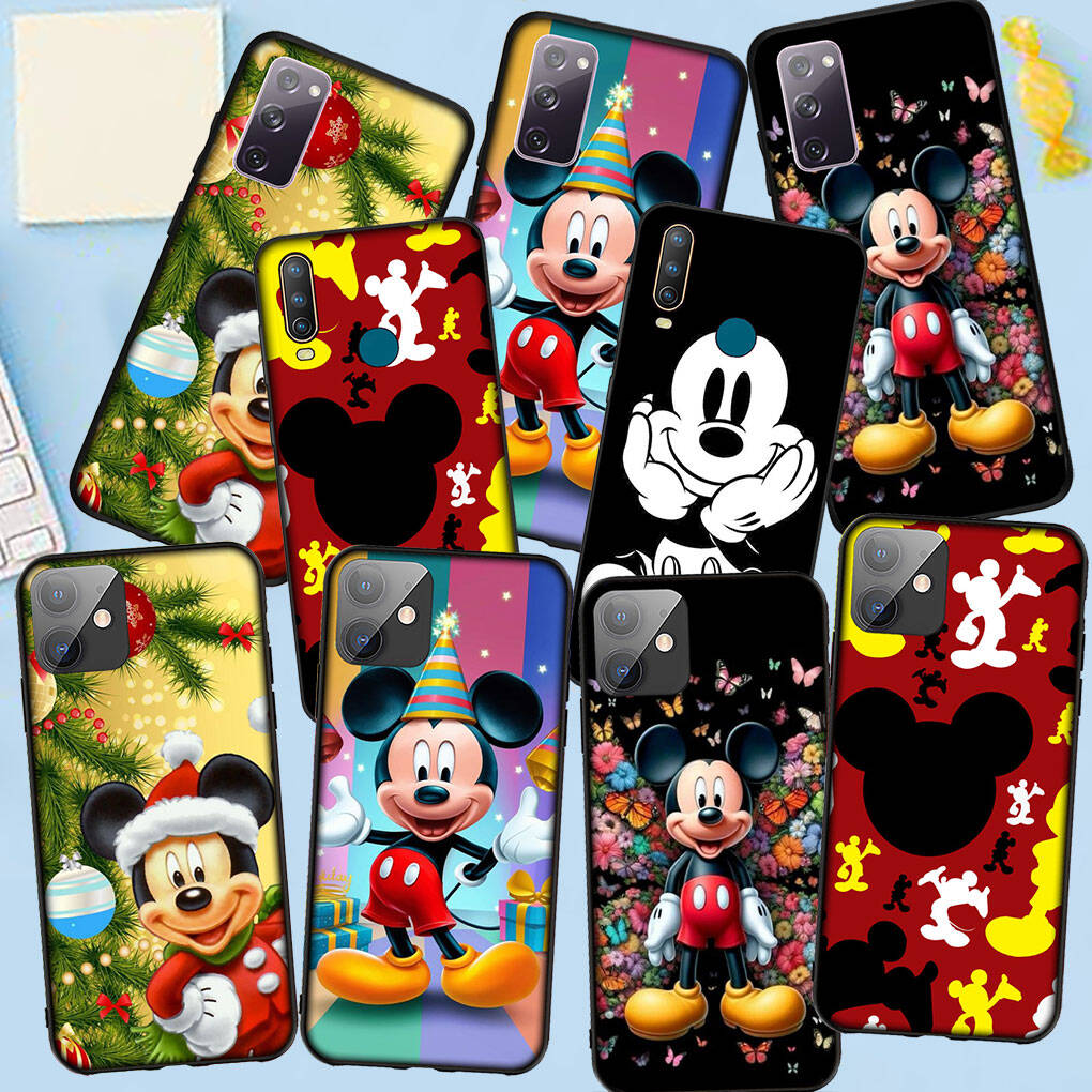 Phone Case for Samsung Galaxy S25 S23 S22 S21 S20 S24 Ultra FE A05 A06 A15 A16 A36 A37 A35 A54 A55 A56 A57 A25 A26 A53 A17 Mickey Comics Mouse Cover