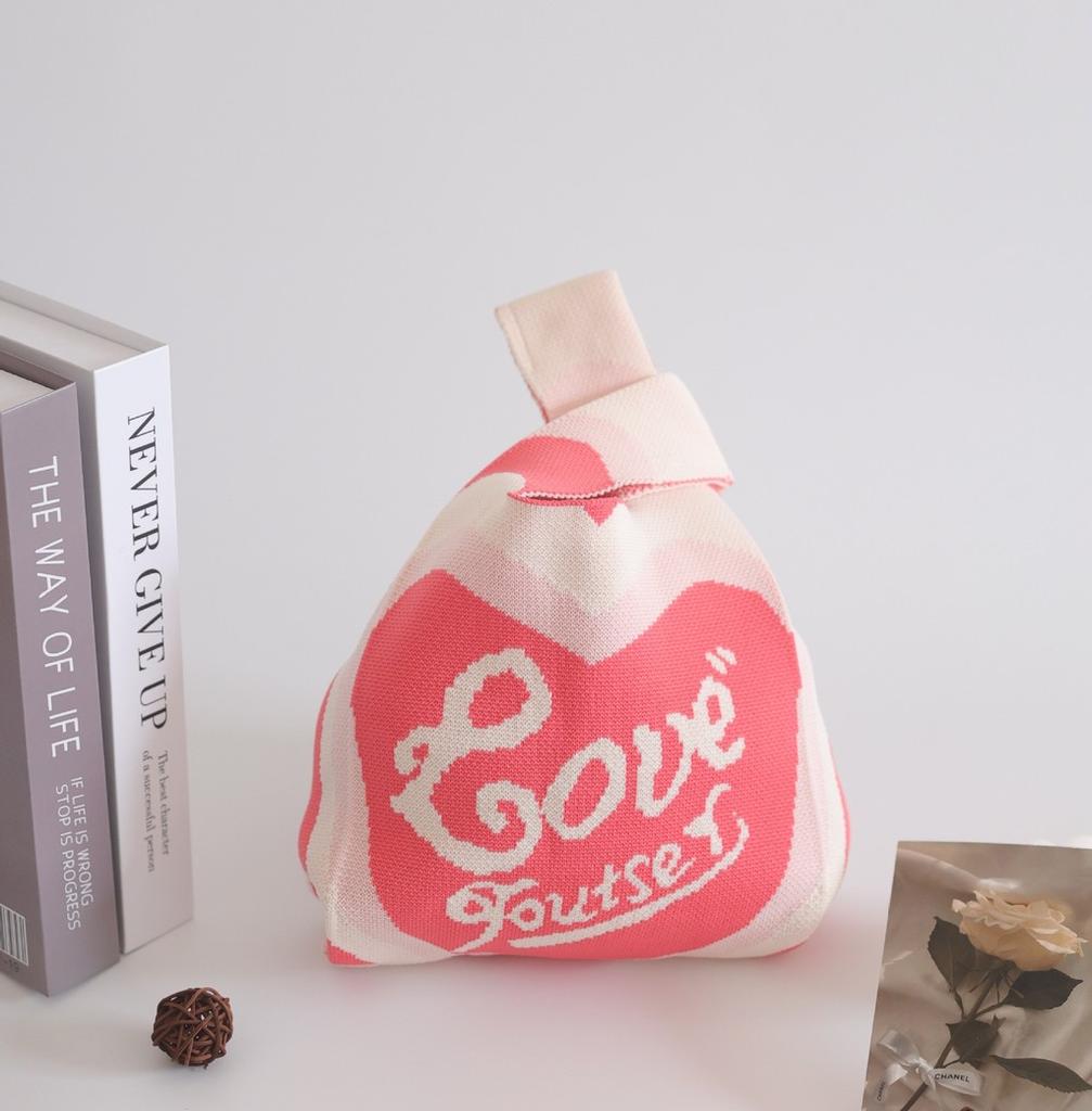 Trendy Knit Bucket Bag For Women Soft And Spacious Tote Bag With Eye-catching Patterns Ideal For Daily Wear And Gifts