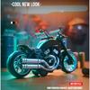 Modely motocyklů v měřítku 1/12, stahovací hračka se zvukem a světlem pro děti Batole Kluci Dívčí Dárková kolekce