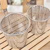 Stainless Steel Strainer Basket Wooden Handle 14Cm Fine Mesh Food Skimmer Pasta Dumpling Noodle Kitchen Sieve Rust Resistant