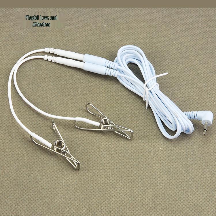 Elektrischer Schock Impuls Spielzeug: Starke Nippelklemmen & Mimi-Klemmen, Erotisches Accessoire für Erwachsene