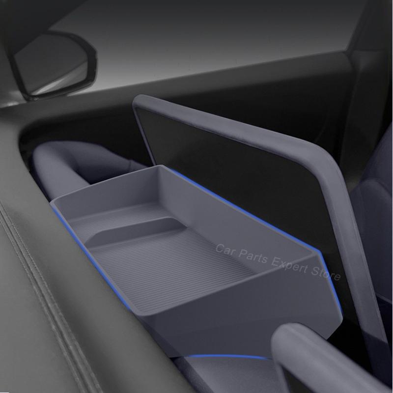 Silicone Dashboard Storage Box Behind Screen for NIO ET5 ET5T 2025 Center Console Stowing Tidying Organizer Interior Accessories