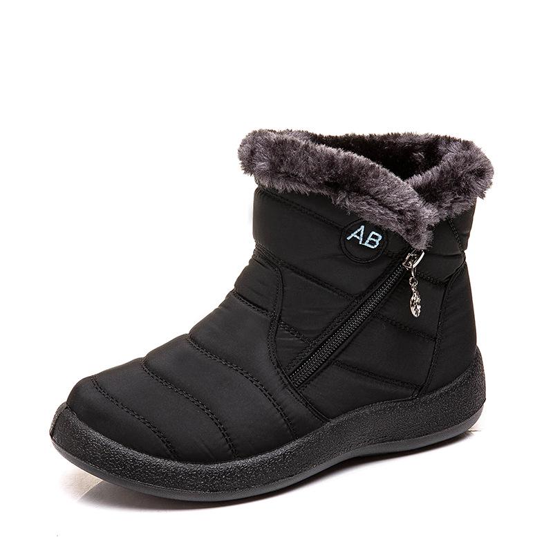 Fashion Boots Women  Watarproof Ankle Boots For Winter Shoes Women Keep Warm Snow Botines Female 2025 Luxury Zipper Winter Botas Mujer