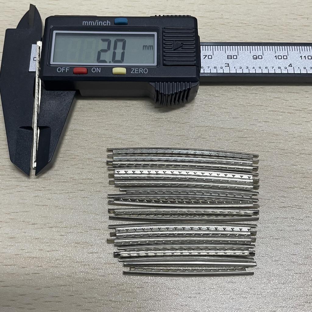Miwayer 18-24pcs Frets Wire Fingerboard Nickel 1.6MM 1.8MM 2MM 2.2MM 2.4MM 2.7MM 2.9MM Repair Material for Guitar Bass Ukulele