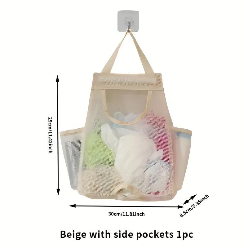 Large Capacity Kitchen Wall-mounted Garbage Bag Storage Artifact Plastic Bag Storage Bag Hanging Shopping Bag Storage Bag Storage Hanging Bag