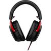 Casque gamer filaire - hyperx cloud iii - pour pc &amp; console - noir/rouge