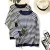 Autumn and Winter Women's Sweater Simple Slim Long-sleeved Knit Round Neck Pullover Sweater