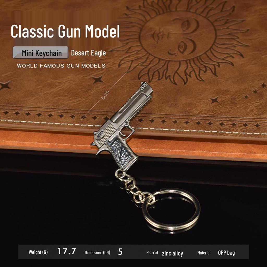 Mini Desert Eagle Legierung Schlüsselanhänger – PUBG Spielzeugornament