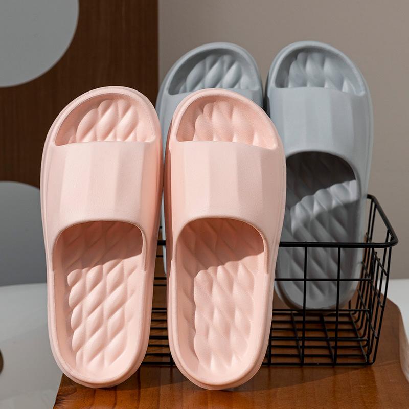 

Cool slippers for women s new indoor home bathing non-slip EVA thick soft bottom couple sandals for men 40/41 is suitable for 39/40 feet