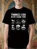 Fishing Hobby Graphic Tshirt - Things I Do In My Spare Ti...