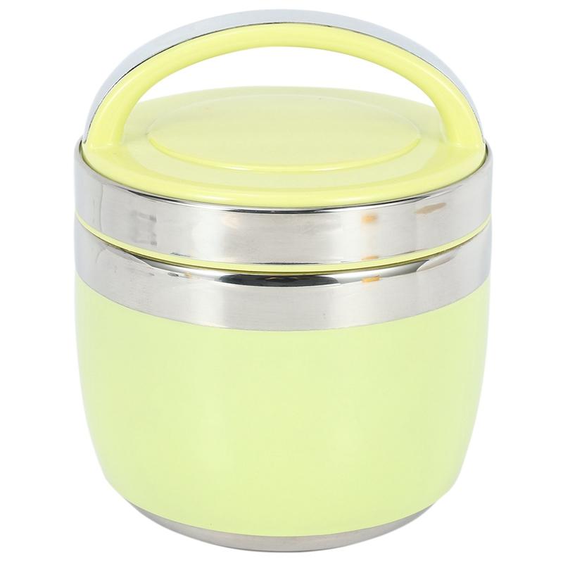 1500Ml Portable Child Lunch Box Stainless Steel Storage Bento Box Students For Kids Food Thermos Container With Heating Lunchbox