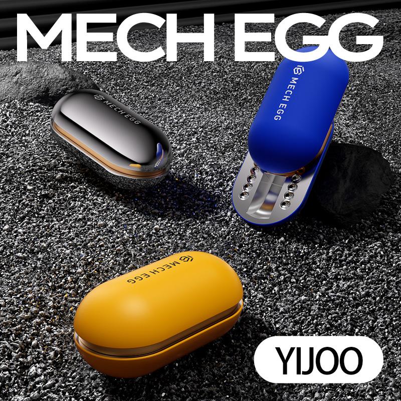 Topmix Mech Egg Edc Fidget Slider Metal Fidget Toys Adhd Tool Anti-Anxiety Office Desk Toys Adult Stress Relief Toys Christmas Gifts