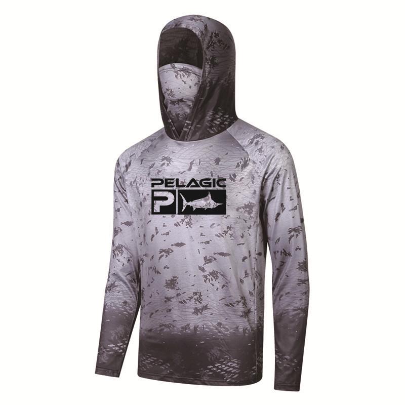 PELAGIC Gradient Unisex Outdoor Fishing Hooded Shirt with UV and Mosquito Protection Quintuple Extra Large 2990₽
