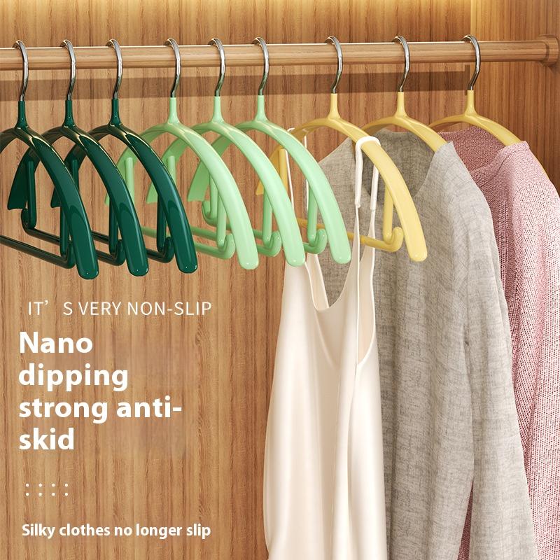 5pcs Nano Seamless Anti Slip Clothes Hanger Stand Hanger Non Marking Storage, Thick Clothing Support, Anti Slip Stainless Steel