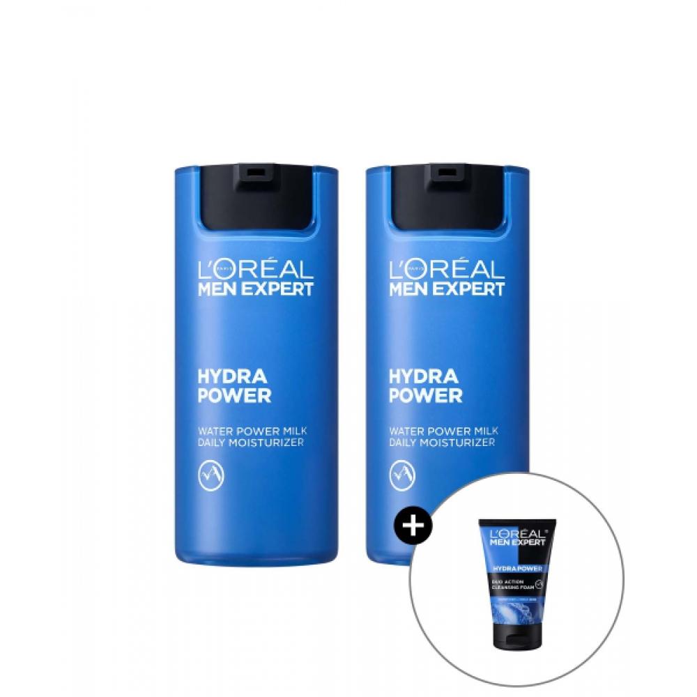 Lorealparis [2 Pack] Manhydra Power Milky Lotion 50ml  + Duo Foam 50ml Gift NONE