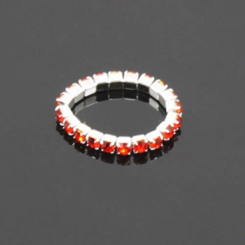 12 Stk./Pakke Elastiske Rhinestone Dekoration Tåringe Blandede Farver Fod Smykker Charms