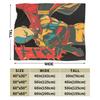 One Punch Man Saitama Anime Graphic Super Warm Blanket  Picnic Plush Bedding Throws Print Flannel Bedspread Sofa Bed Cover