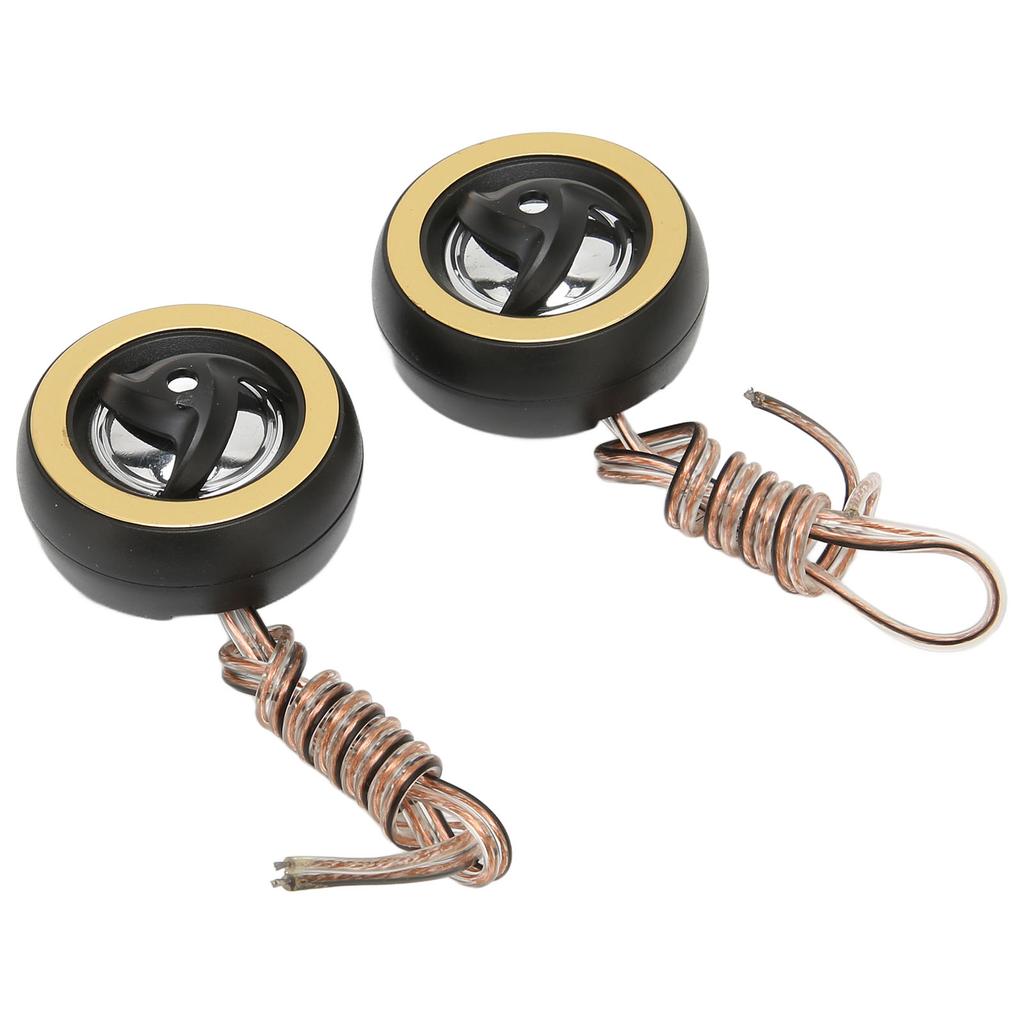 2 Stück 150W Kalottenhochtöner 4 Ohm Eingebaute Kondensatoren Lautsprecher für Alle Auto-Audiosysteme