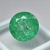 Natural Green Colombian Emerald 20.95ct Round Cut AA Certified Loose Gemstone