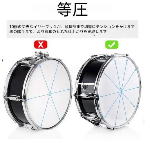 Bxzzuis Snare Drum, Drum Set, Musical Instrument Percussion, for Beginners, Holiday Gift, Easy Installation, Stand, Stick, Key, Bag, Mute Pad, Adjusta
