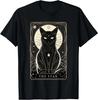 Star Cat Tarot Card Graphic for Tarot Cat Lovers T-Shirt , Unisex Tees